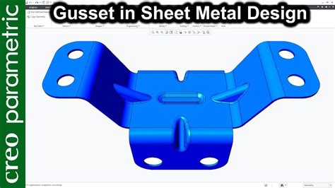 sheet metal design in creo|creo sheet metal drawing.